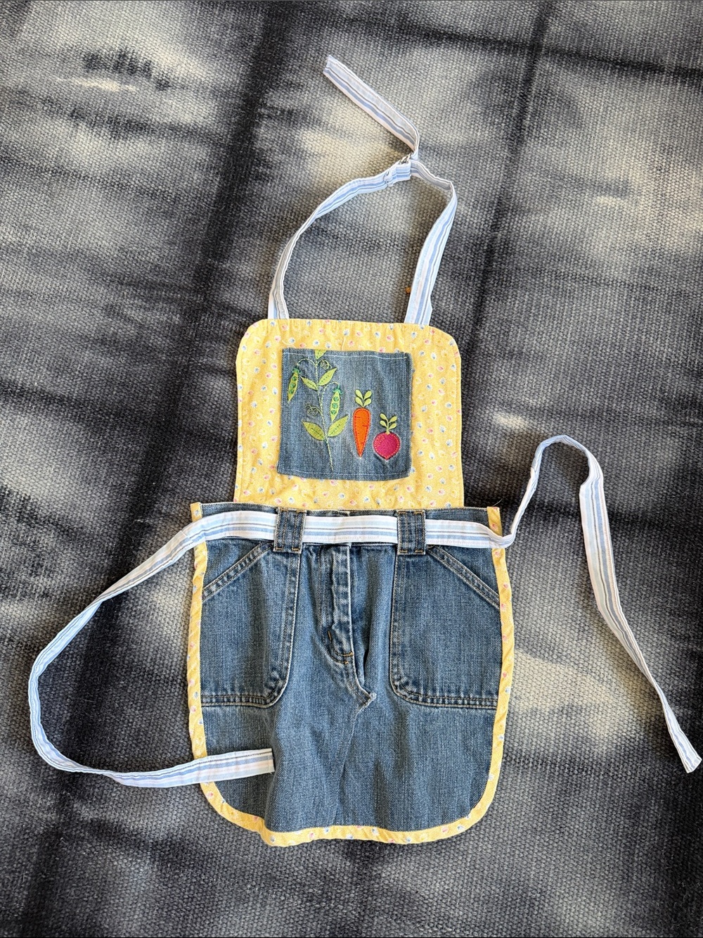 Handmade Toddler Denim Apron